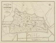 214029 Plattegrond van de stad Utrecht met directe omgeving; met weergave van het stratenplan met nummers (ged.), ...